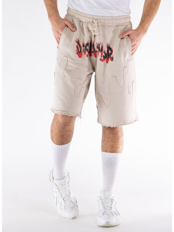 SHORTS RIPPED FLAME, , small