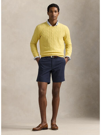 SHORT IN CHINO STRETCH, , small