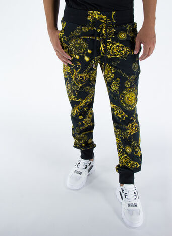 PANTALONE SPRINT BIJOUX BAROCCO, G89BLACK, small