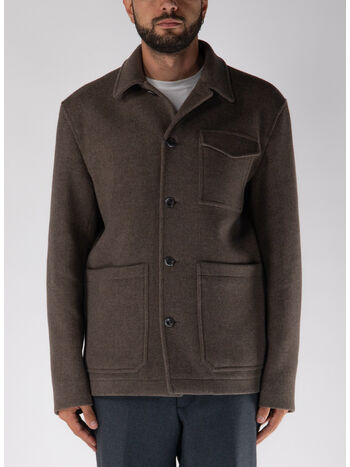 GIACCA CAMICIA PATCH-POCKET, 2700 TORTORA SCURO, small