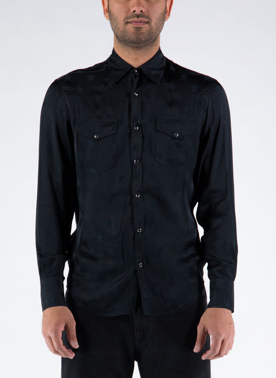 CAMICIA WESTERN STARS, NERO, medium