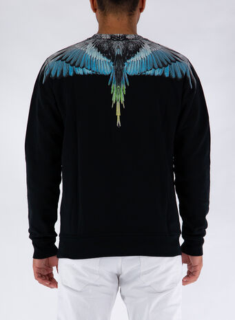 FELPA WINGS REGULAR CREWNECK, 1040BLACKLIGHTBLUE, small