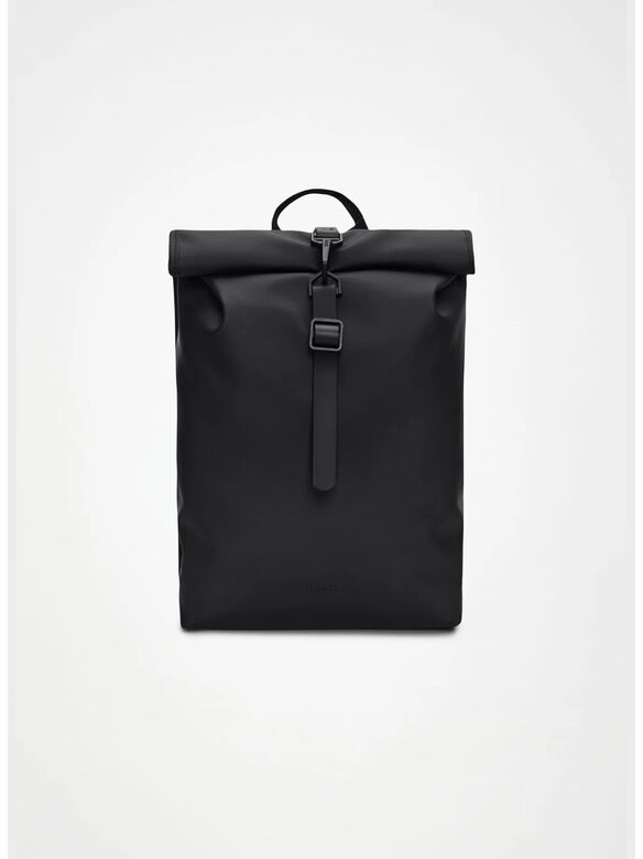 ZAINO ROLLTOP RUCKSACK MINI, 01 BLACK, medium