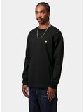 T-SHIRT L S CHASE, 00FXX Black / Gold, thumb