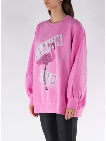 FELPA GIROCOLLO FLAMAZING, 4726 MIAMI PINK, small