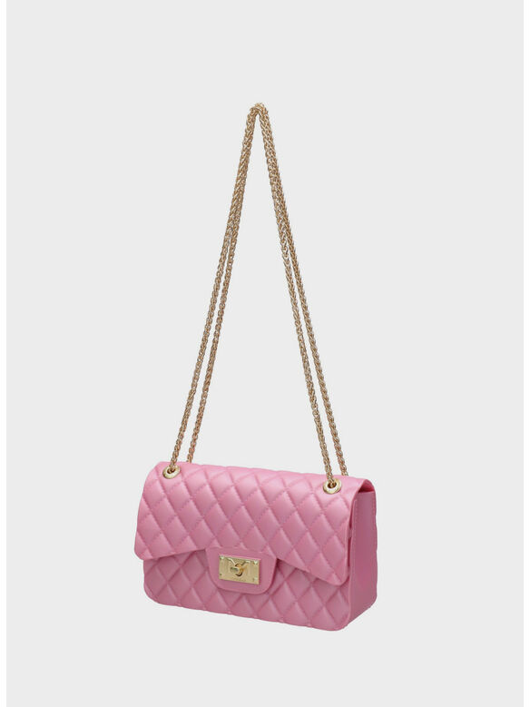 BORSA FLAT FALCON, CRM CASHMERE ROSE / MATT, medium