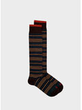 CALZA JAPAN STRIPES UNISEX, 0290 VERDE MILITARE / MULTICOLOR, thumb