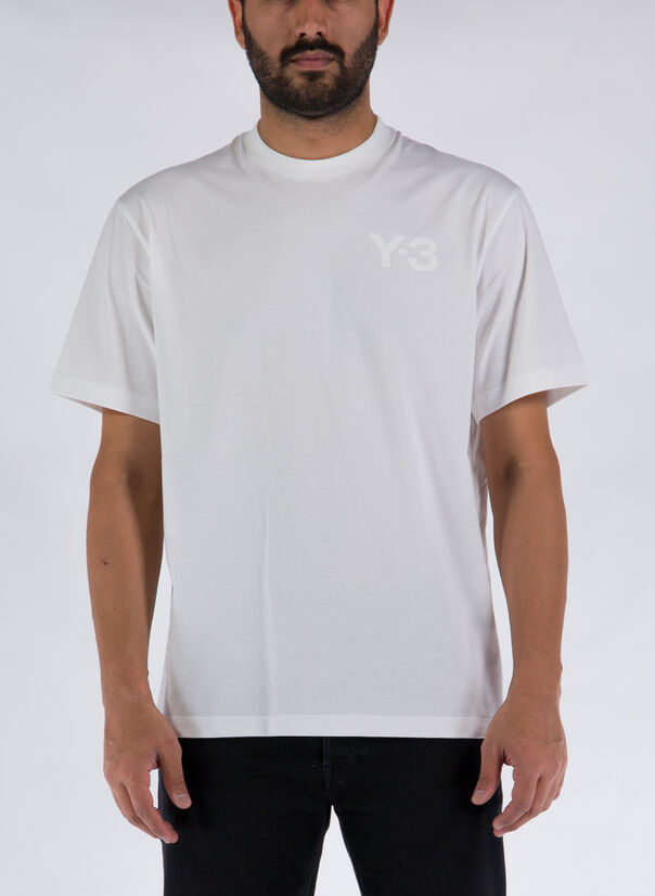 T-SHIRT FRONT LOGO SS TEE, CWHITE, large