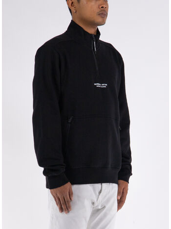 FELPA SIREN 1/4 ZIP, 001 BLACK, small