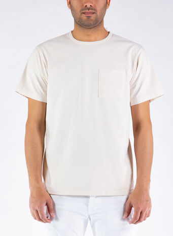 T-SHIRT BASIC, OFF, small