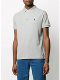 POLO SHORTSLEEVE LOGO, ANDOVER HEATHER, thumb