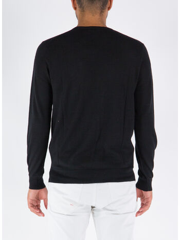 MAGLIONE GIROCOLLO, POLO BLACK, small