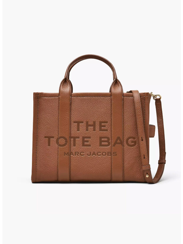 BORSA THE LEATHER MEDIUM TOTE, , large