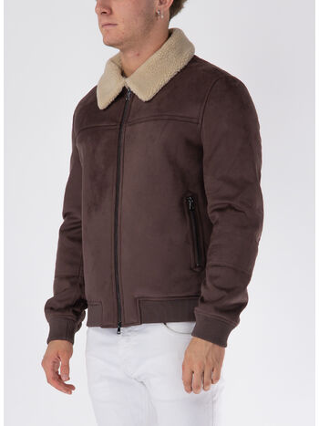 GIUBBOTTO BOMBER DENNY ECOMONTONE, 299 MORO, small