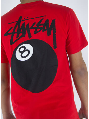 T-SHIRT 8 BALL, RED, small