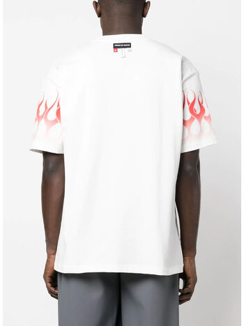 T-SHIRT WITH RED FLAMES, , small