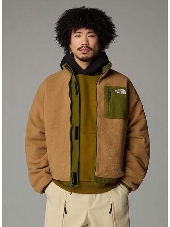 GIUBBOTTO YUMIORI REVERSIBLE, T39M FOREST OLIVE/UTILITY BROWN, small