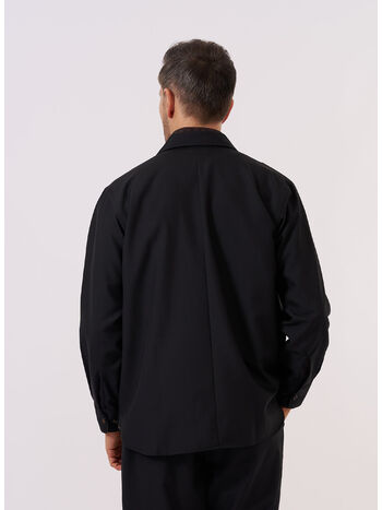 CAMICIA TROPICAL SUITING TRAVAIL, BLACK, small