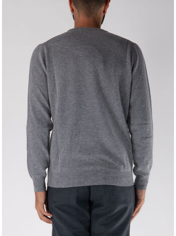 MAGLIONE GIROCOLLO IN CASHMERE, W6K1.00012 GRIGIO, small