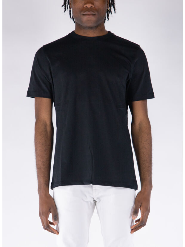 T-SHIRT GLITTER BACK, NERO, large