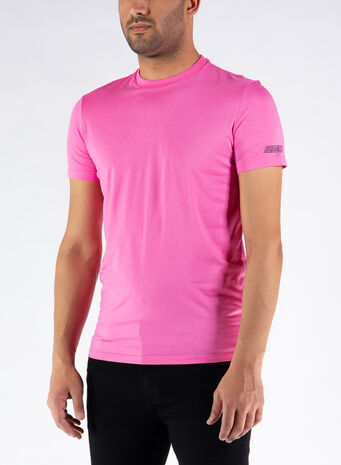 T-SHIRT FLUO SIGNATURE, 672FUXIA, small