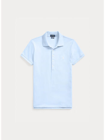 POLO A MANICHE CORTE, OFFICE BLUE, small