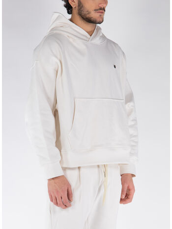 FELPA HOODIE, 013 CREAM, small