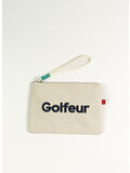 POCHETTE CANVAS UNISEX, 013 CREMA/CREAM, thumb