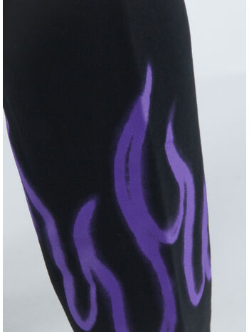 PANTALONE SPRAY FLAMES, BLACKPURPLE, small