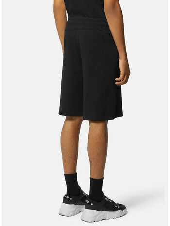 SHORTS SPORTIVI CON LOGO, G89 BLACK/GOLD, small