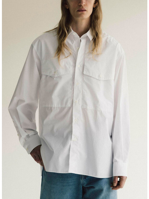 CAMICIA NOTE, 001 WHITE, large