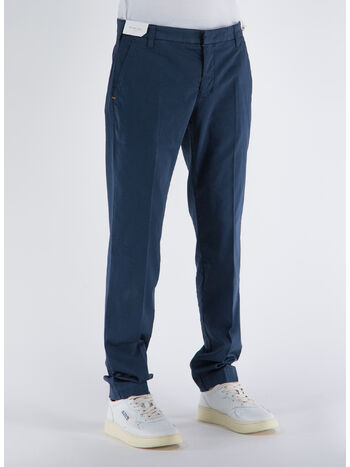 PANTALONE CON TASCHE AMERICANE CHINO, 4001 BLU NOTTE, small