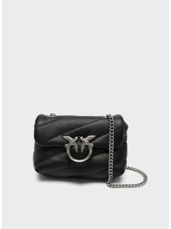 BORSA LOVE PUFF BABY, Z99O NERO-OLD SILVER, small
