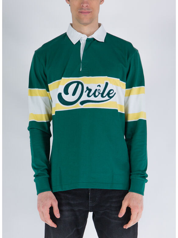 POLO CON MANICHE LUNGHE, DGN DARK GREEN, medium