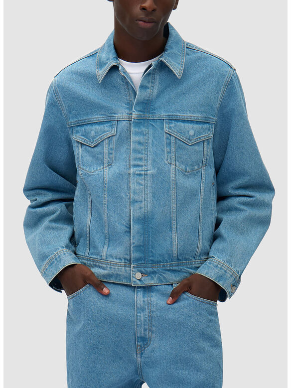 GIACCA LOGO BIRD BEACHED DENIM, BLEACHED, medium