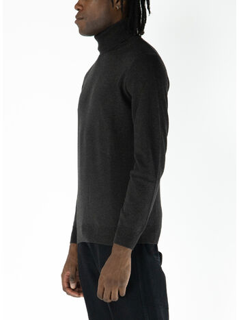 MAGLIONE DOLCEVITA A COLLO ALTO, W6K5.00169 EBANO, small