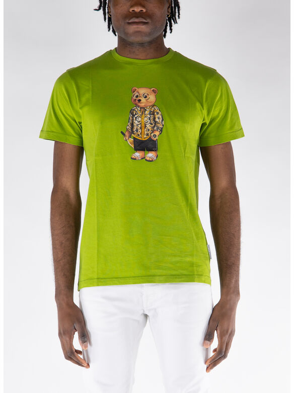 T-SHIRT 81, OLIVE SWIRL, medium
