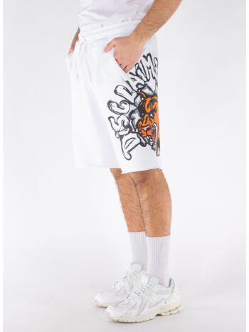 SHORTS LOGO, BIANCO, small