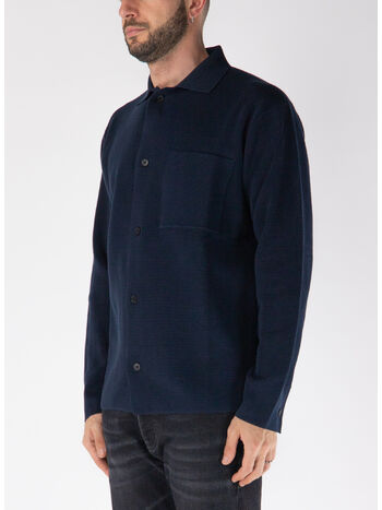 CAMICIA IN MAGLIA CON TASCA, 890, small