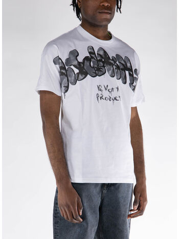 T-SHIRT CON STAMPA, BIANCO, small