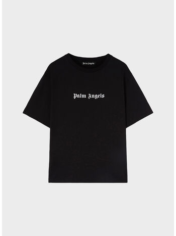 T-SHIRT LOGO, 1001 BLACK WHITE, small