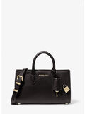 BORSA A MANO SCARLETT MEDIA IN PELLE, 251 CHOCOLATE, thumb