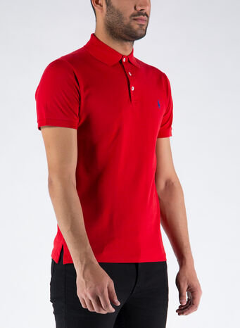 POLO A MANICHE CORTE, RL2000RED, small