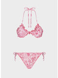 BIKINI A TRIANGOLO SBAMBOLATI ANTIBES, 042 ROSA, thumb