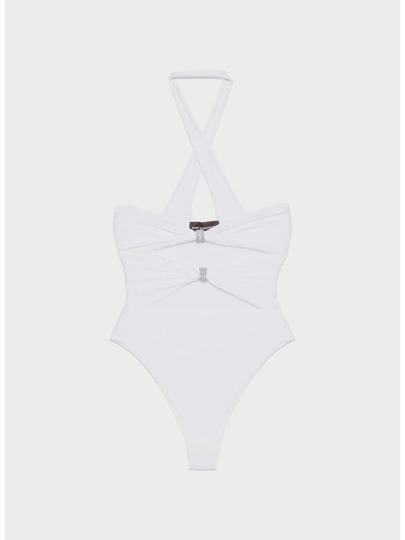 BODY JERSEY CON DETTAGLI CUT OUT, 1101 BIANCO OTTICO, medium