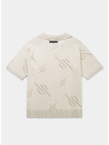POLO KNIT MONOGRAM, GARDENIA, small