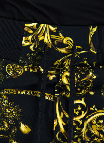 PANTALONE SPRINT BIJOUX BAROCCO, G89BLACK, small