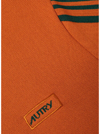 FELPA FULL ZIP 70'S CON LOGO RICAMATO, , small