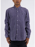 CAMICIA IN VELLUTO DI COTONE A COSTE MADISON CORD, 1QUXX GLASSY PURPLE/WAX, thumb