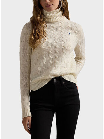 PULLOVER DONNA, AUTHENTIC CREAM, small